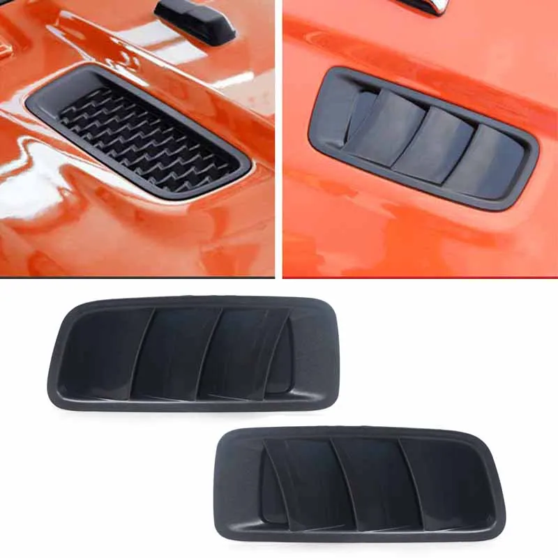 Car Engine Vent For Jeep Wrangler JL Car Engine Cooling Bonnet Hood Vent Air Vents Scoop Duct Exterior Car Accessories