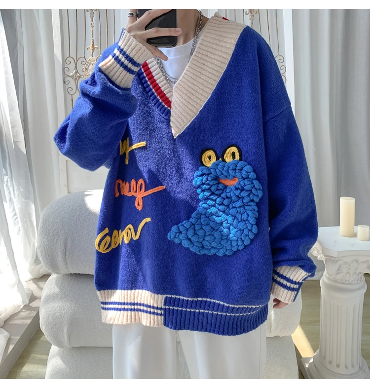 cartoon knitted sweater