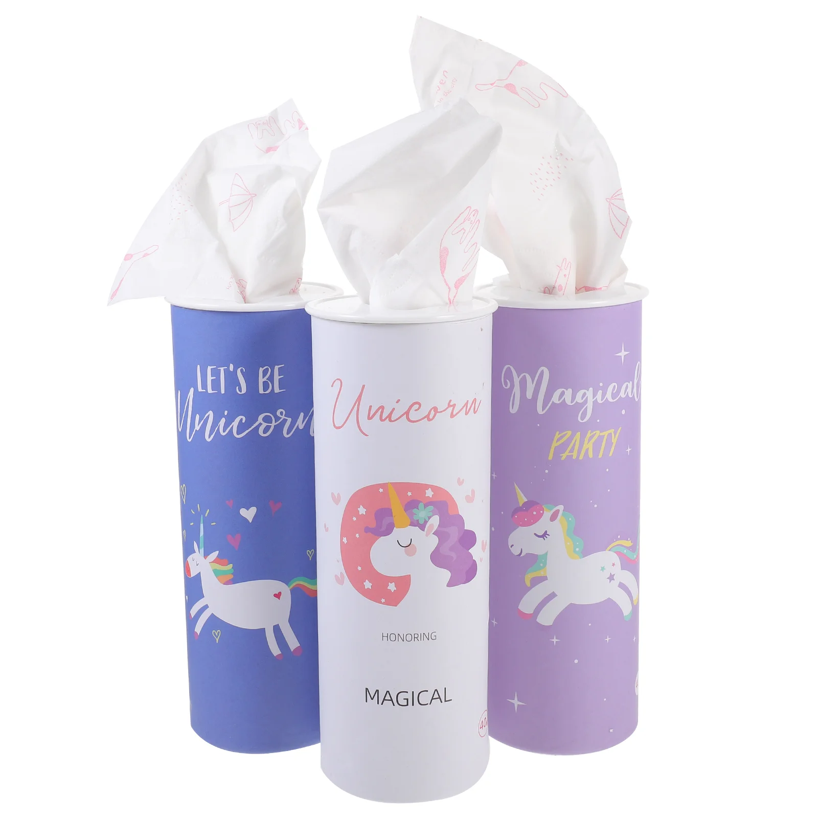 3 Pcs Cartoon Printing Napkins Unicorn Dinner Table Serviettes Party Decorative Tissues Household Paper Napkins Sanitary Paper