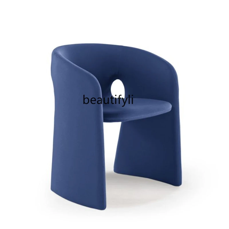 

Nordic Post-Modern Creative Showroom Single Leisure Dining Chair New Light Luxury Restaurant Coffee Tea Shop Conference Chair