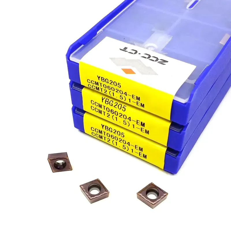 

10 шт., ZCCCT 100% оригинальные Фотоэлементы 060208-EM 09T304-EM CCMT060204-EM 120408 YBG205 YBG202, токарные вставки с ЧПУ