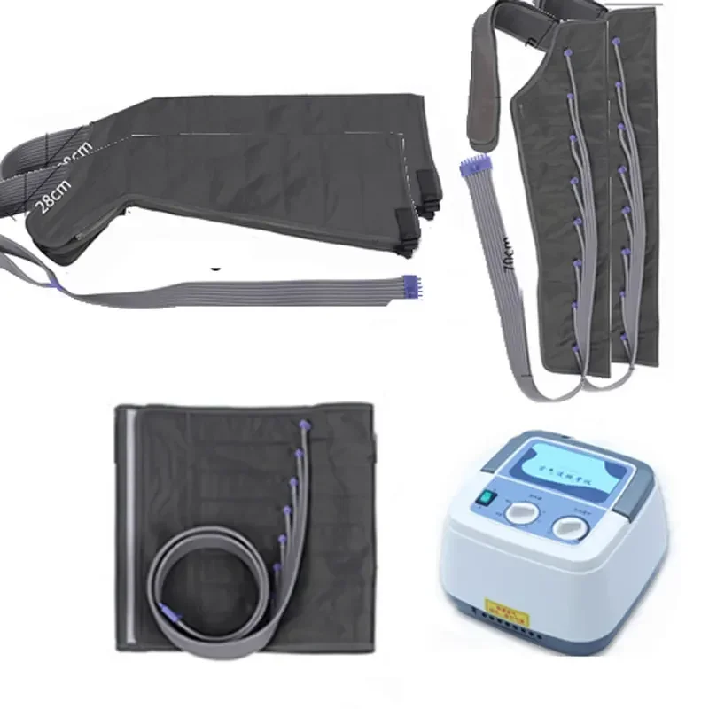 

Аппарат для прессотерапии ног с 8 воздушными подушками, компрессионный массажер для ног, вибрация, инфракрасная терапия, аппарат пневматического давления в виде волн