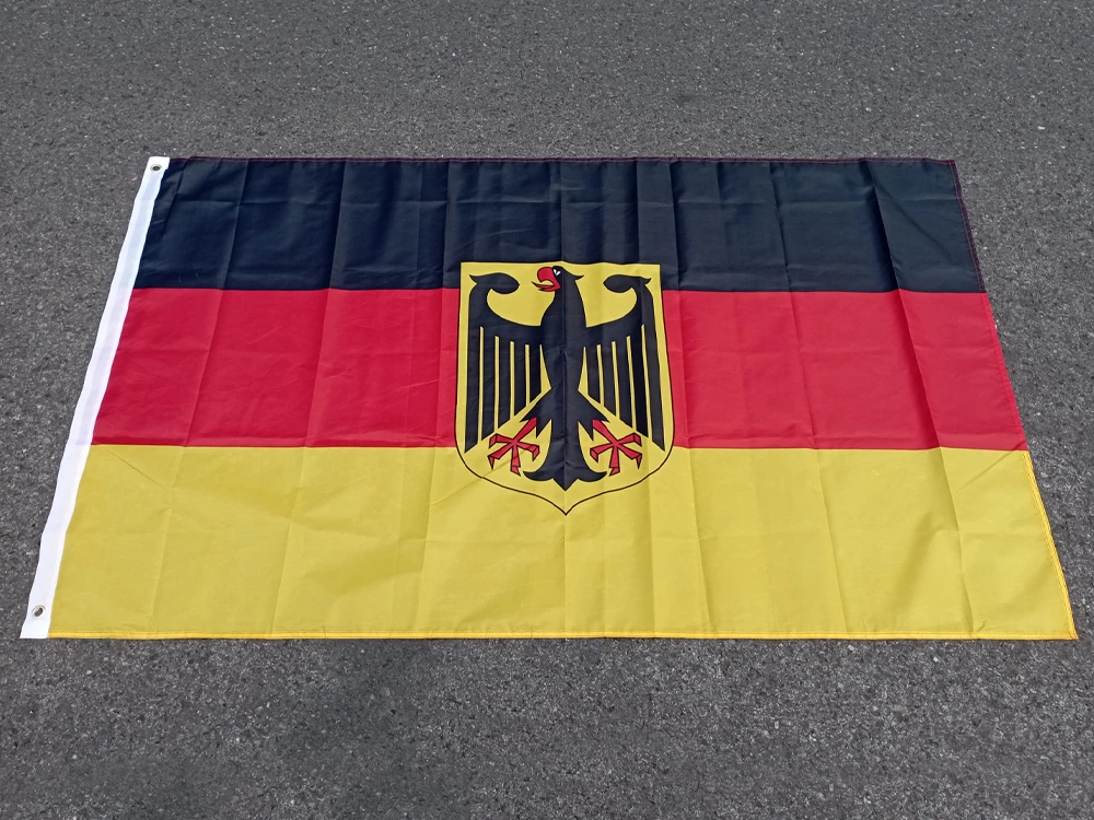 Germany National Emblem Flag Detail 1