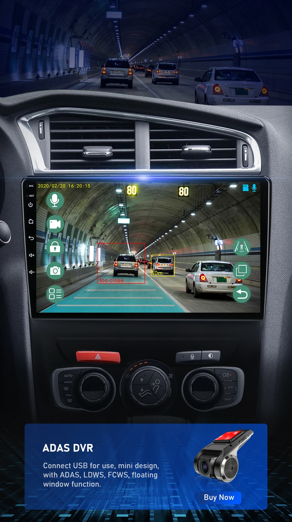 Srnubi 2Din Android Auto Radio Multimidia Video Player Auto Stereo Für Citroen C4 2 B7 2013-2016 Carplay 2 din dvd Kopf Einheit – Detail 21