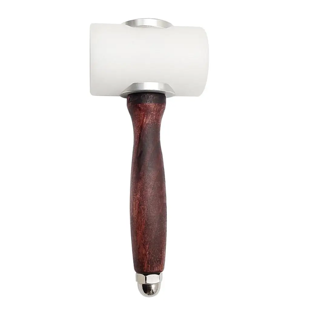 50mm Nylon Hammer Wood Handle Professional DIY Sew Leather Tools Non- 2