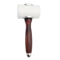 50mm Nylon Hammer Wood Handle Professional DIY Sew Leather Tools Non- 2