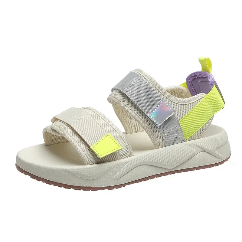 Sprots Sandals Women Summer Fashion Platform Romen Sandals Female Casual Beach Shoes Flats Footwear Sandalias De Mujer 2024