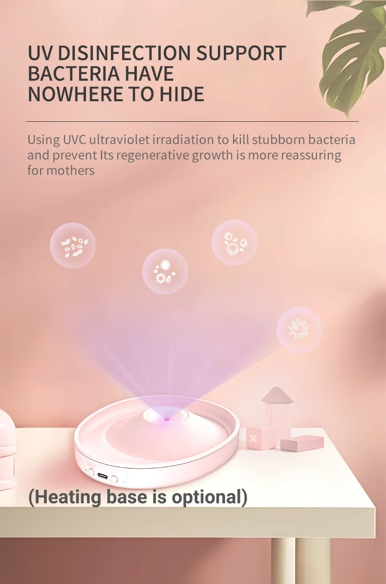 Hands-free Electric Breast Pump With Heating And Uv Sterilization_voghion.com