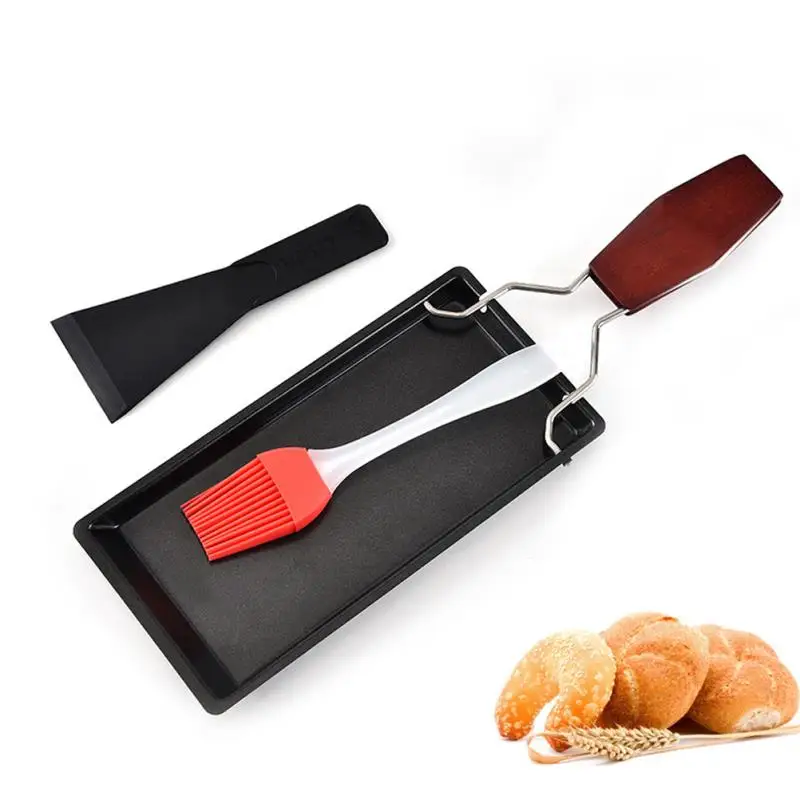 Description Picture 5 of itemBakeware Set Frying Comal Steak Pan Grilling Cheese Square Plastic Mini Griddle