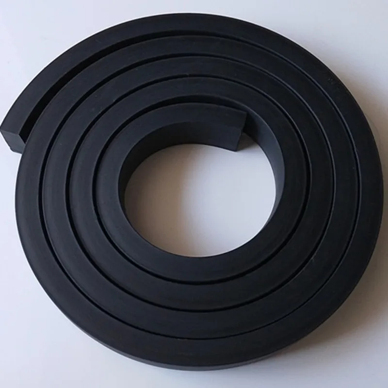 1M Solid EPDM Rubber Bar door window seal strip square car sound ...