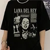 Singer Lana Del Rey Print T Shirt Men Women Fashion Hip Hop Streetwear Harajuku Short Sleeve Plus Size T Shirt Unisex Top 1