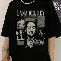 Singer Lana Del Rey Print T Shirt Men Women Fashion Hip Hop Streetwear Harajuku Short Sleeve Plus Size T Shirt Unisex Top 1