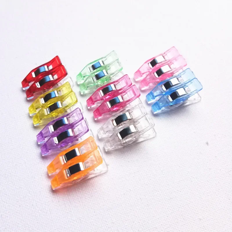 Sewing clips Fabric Clips Colorful Binding Mini Clips Plastic Craft Quilting, sewing accessories, sewing clips