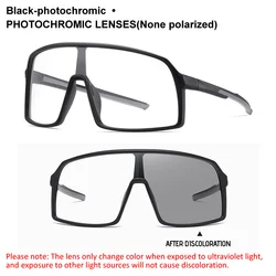 Enhanced UV400 Polarized Sports Sunglasses (Black - photochromic)