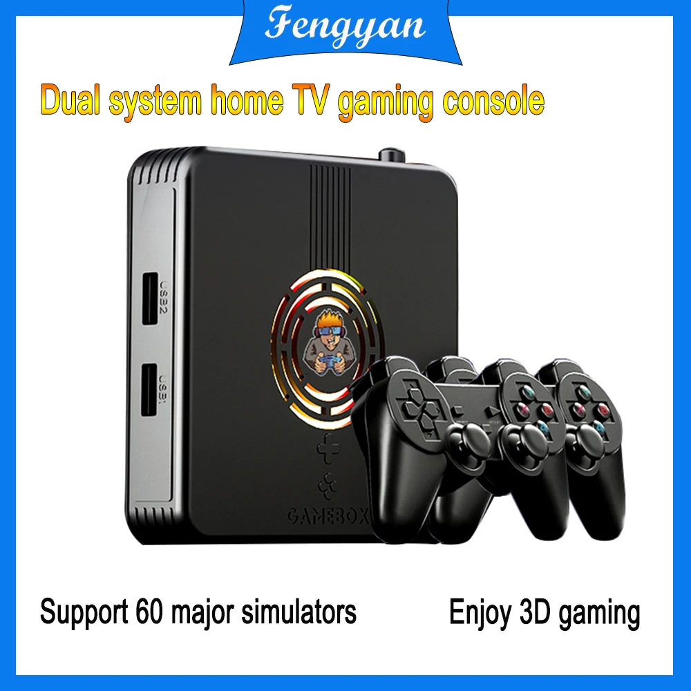 G11 quente gamebox duplo sistema android 10000 + retro consolas de jogos de  vídeo hd tv jogador de jogo controladores sem fio para jogos de arcade psp  - AliExpress