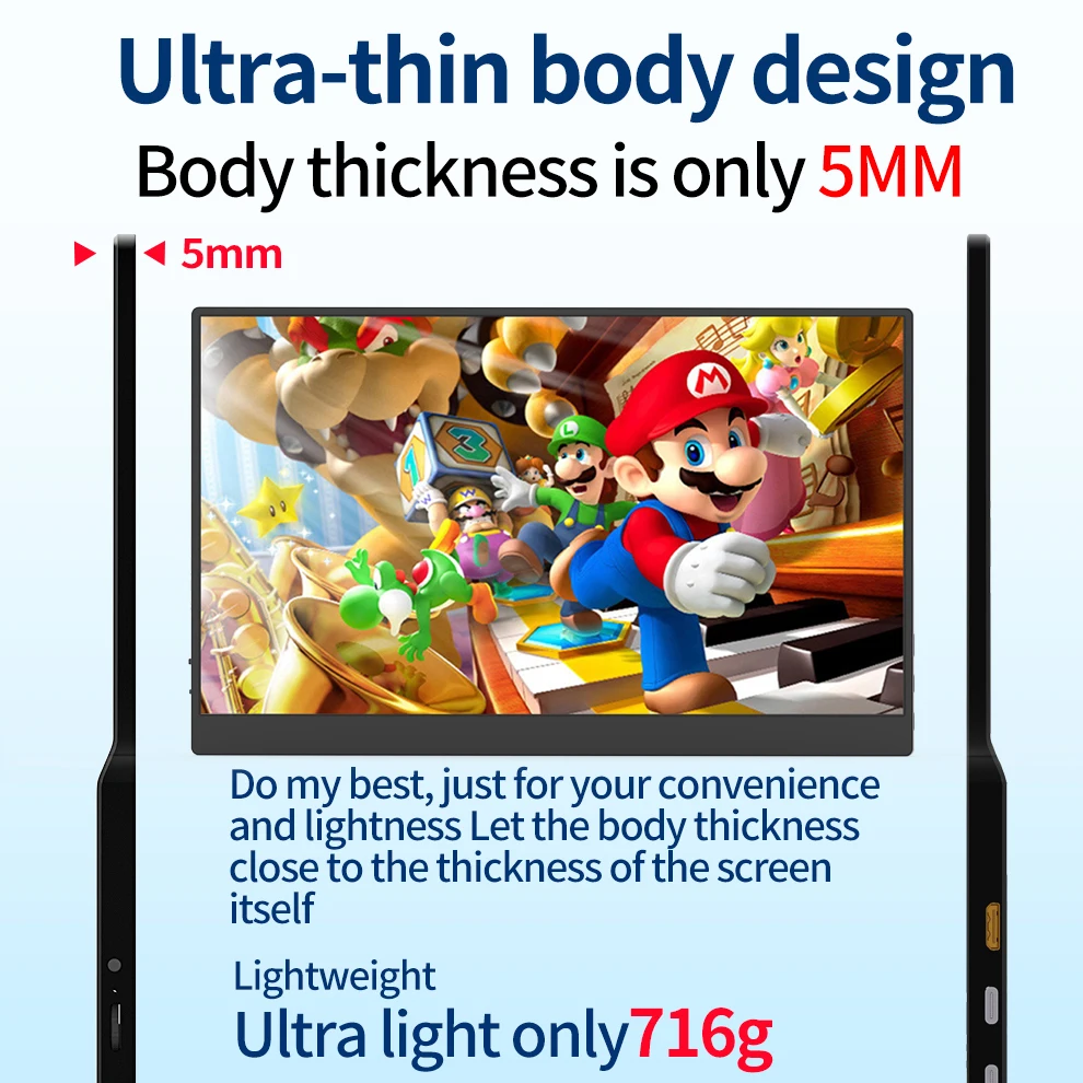 ޴  100% sRGB HDR IPS A ũ HDMI CŸ ̹ ÷, ǻ Ʈ Xbox PS4/5 ġ, 15.6 ġ 1080P FHD