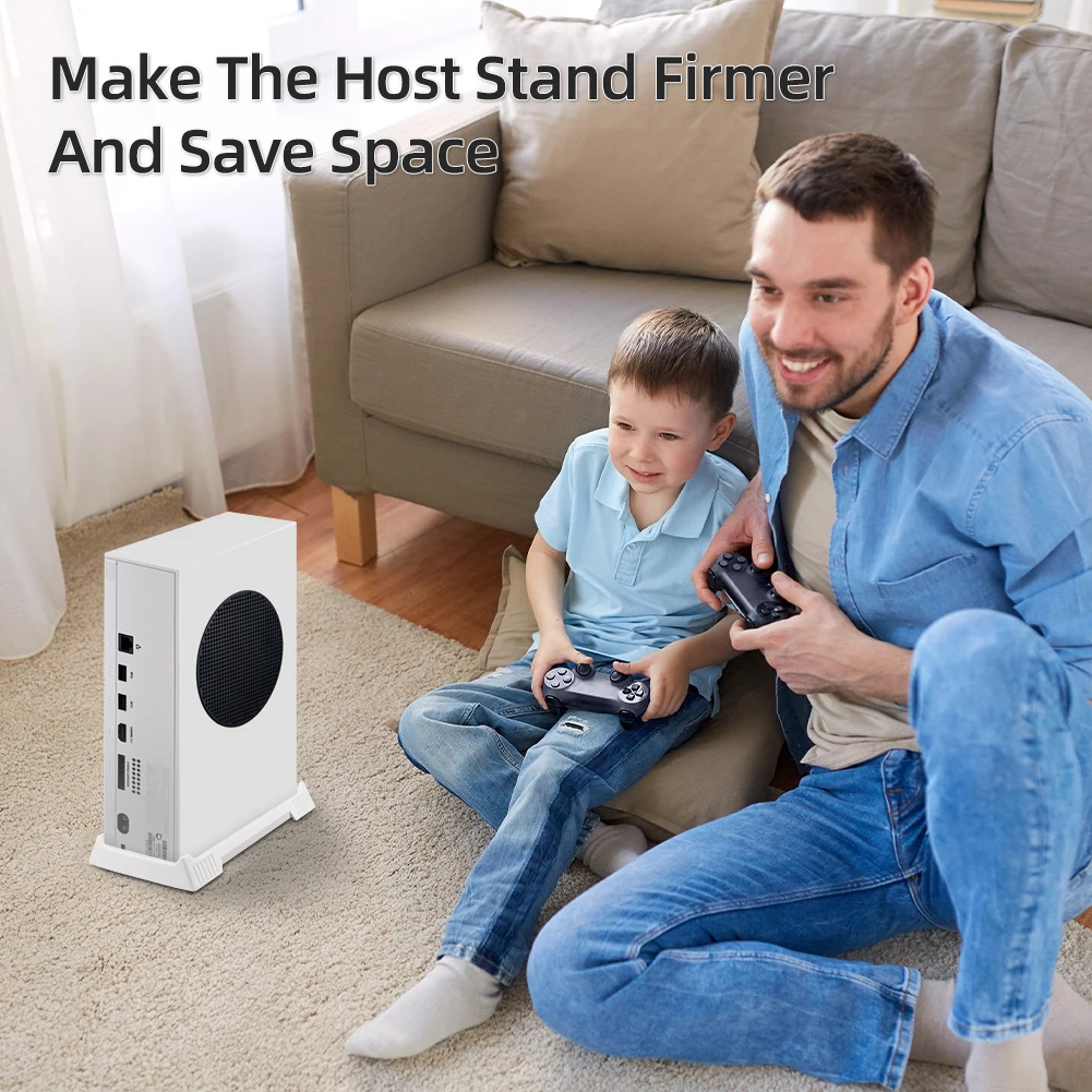 Xbox Series S Vertical Stand with Built-in Cooling Vents Game Console Holder Station Cooling Base For Xbox Game Accessories