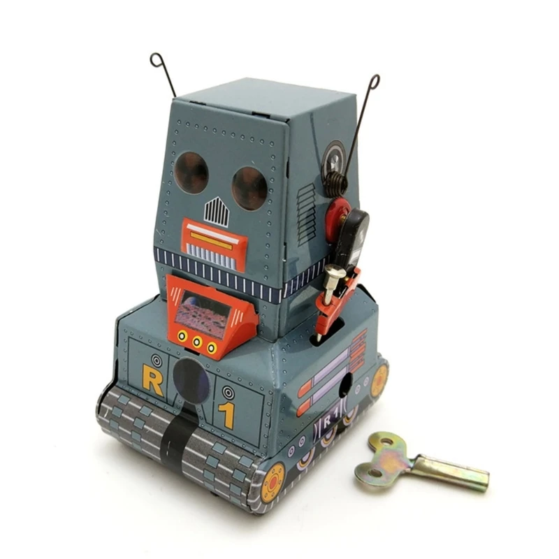 

127D крутая заводная игрушка-танк, детский подарок на день рождения, праздник, воспоминания о детстве, милые красочные