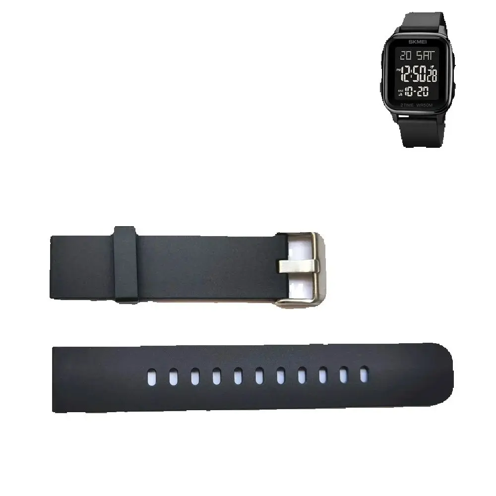 Skmei Sports Watch Accessories Set: Adjustable Plastic Wristband Replacement Strap