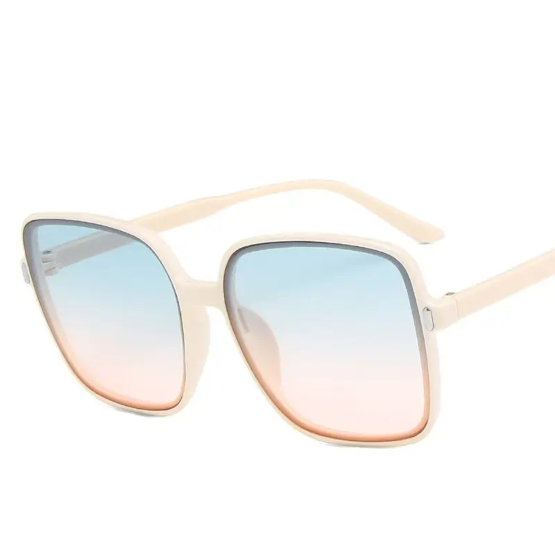 Retro Gradient Square Men Sunglasses Fashion Designer Style - Image 6