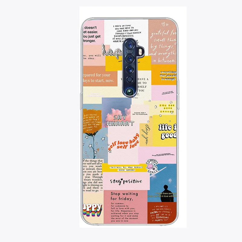 Phone Case For OPPO Reno 2 transparent TPU soft silicone dustproof shockproof oppo reno2 phone case oppo phone back cover