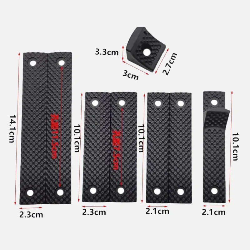 Luxury Nylon Handguard for SR16 | Anti-Slip Decorative Panel, Premium Toy Gun Accessory for Enhanced Grip & Style Decoration