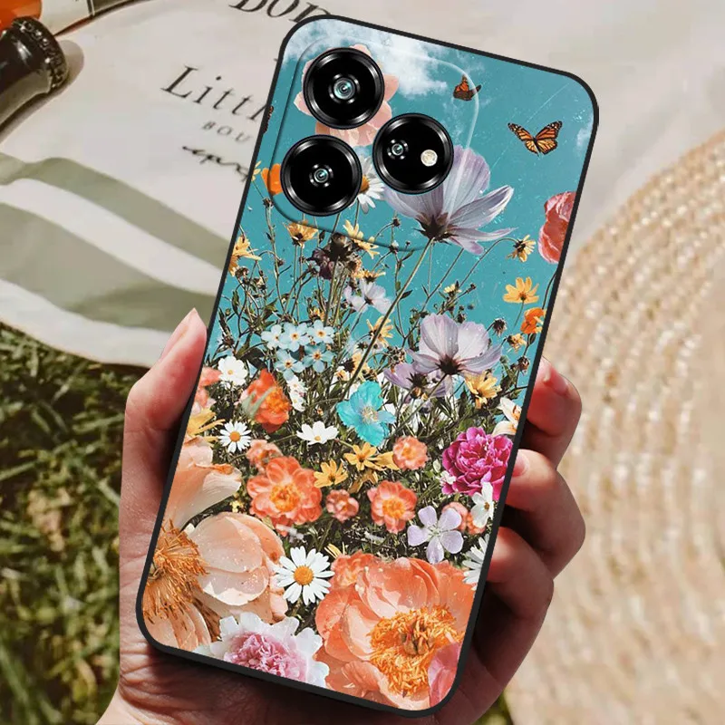 Luxury Painted Silicon Phone Back Cover - Protective Shell Design