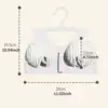 2x Bra Display Hangers Underwear Drying Rack Hollowed Mannequin Bar Display Holder Clothes Display Stand for Showing Wardrobe 6