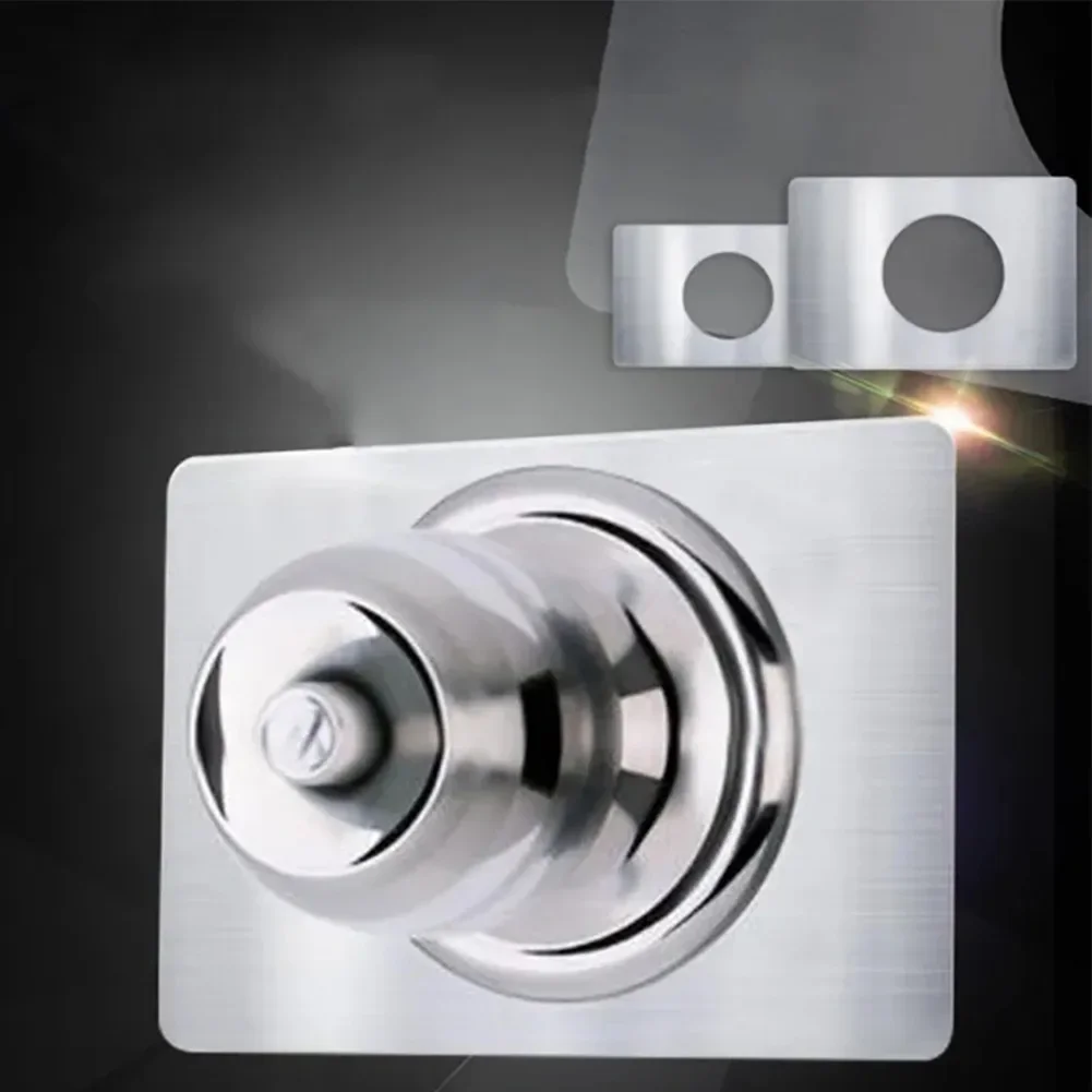 Repair Doors Lock Plate Stainless Steel Fixed Plate Hardware Hinge Repair Reinforcement Installation Cricket Lock door lock latch