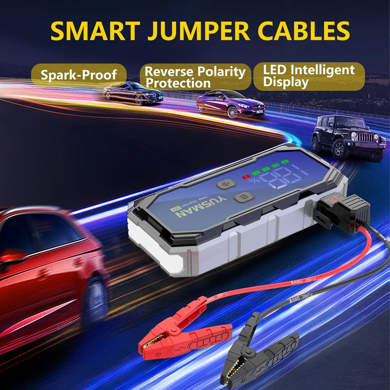 Portable Car Jump Starter 21800mAh Power Bank Car Booster Charger 12V Starting Device Emergency Start