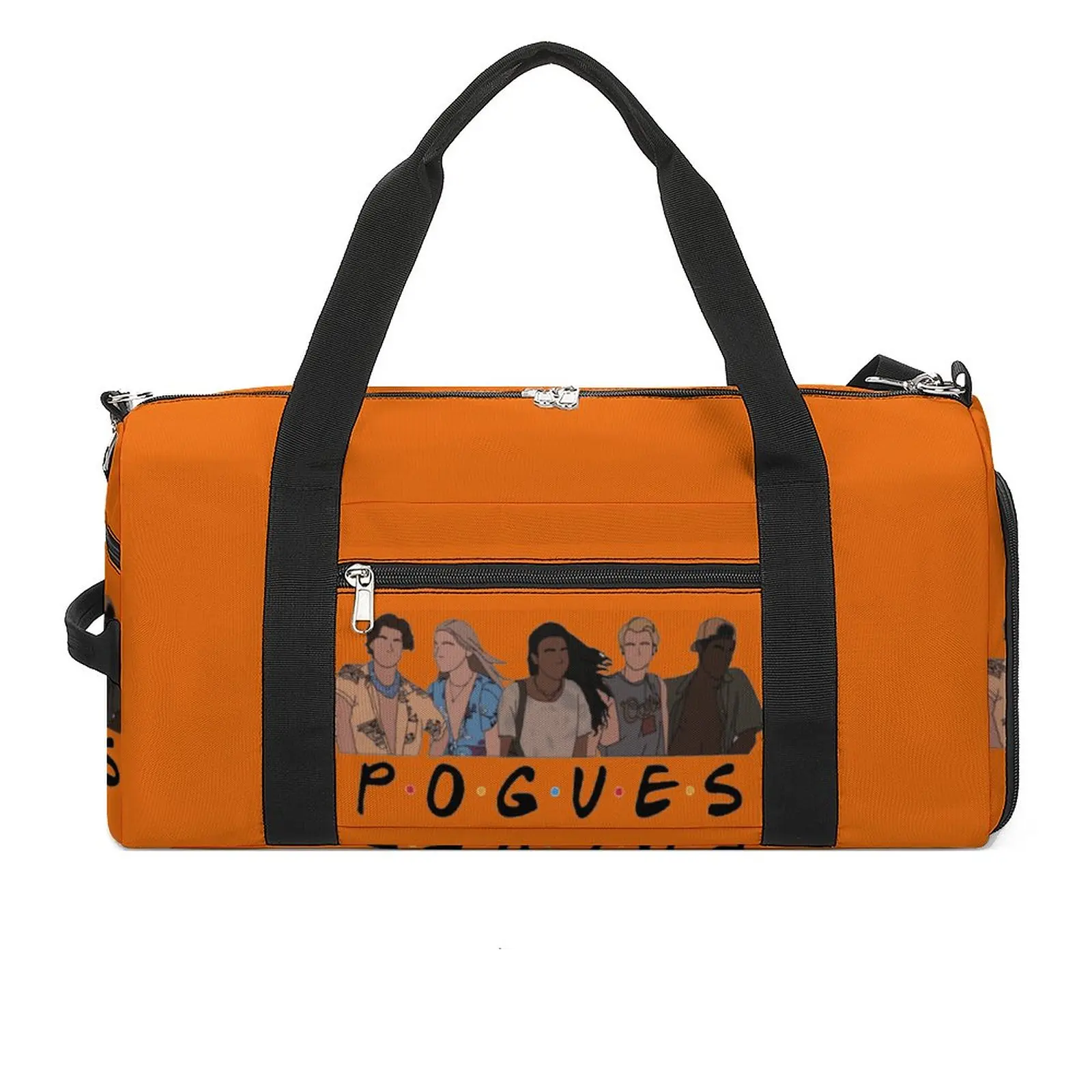 

Outer Banks Pogue Life Sports Bags Pogues Luggage Gym Bag with Shoes Vintage Handbags Men Women Custom Portable Fitness Bag