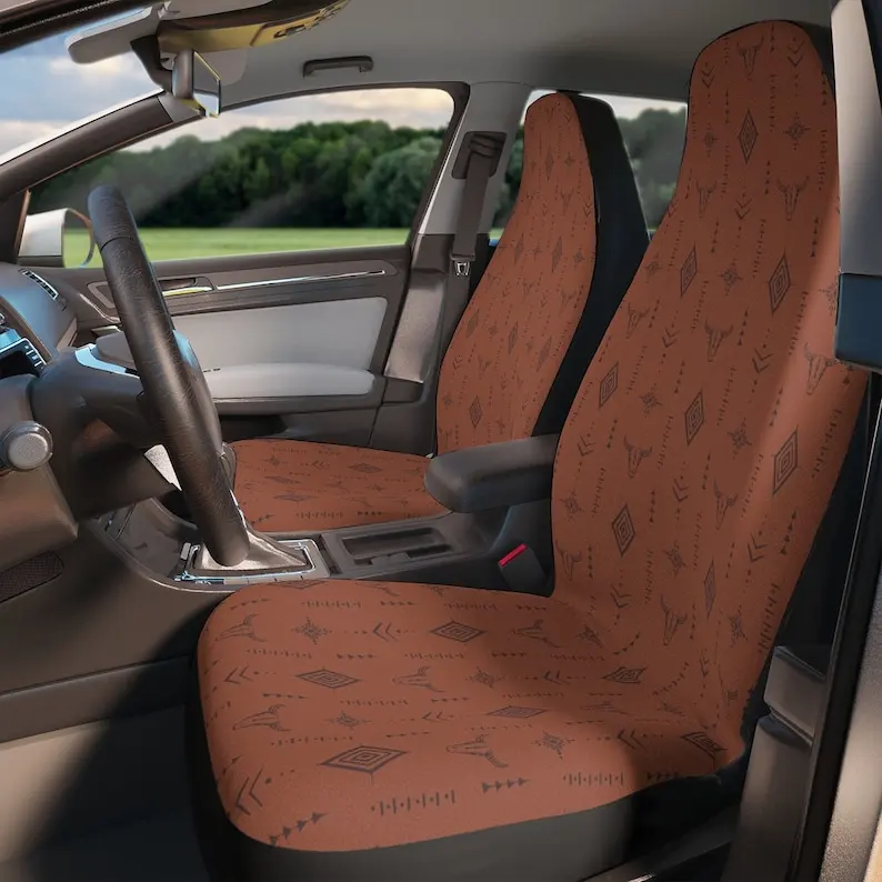 

Brown Aztec Car Seat Covers