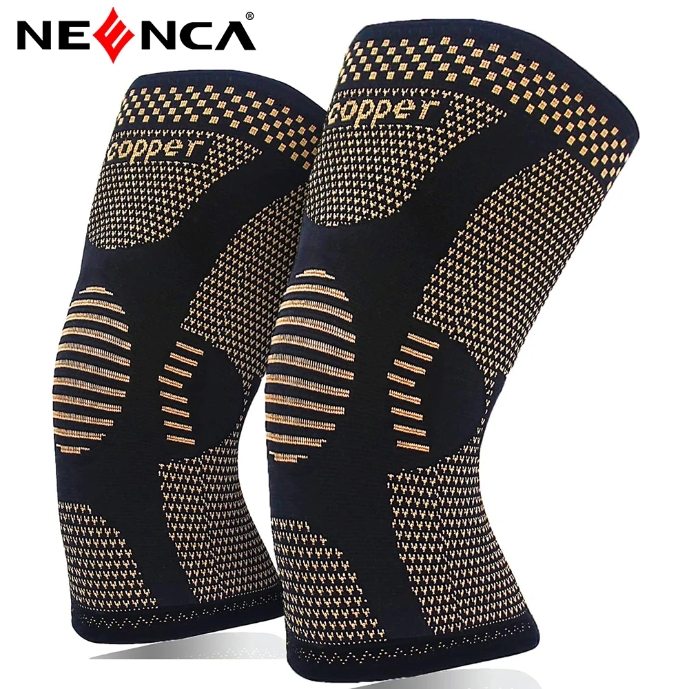 

Copper Knee Braces Knee Compression Sleeves Support Knee Pads for Men & Women Meniscus Tear ACL Arthritis Joint Pain Relief