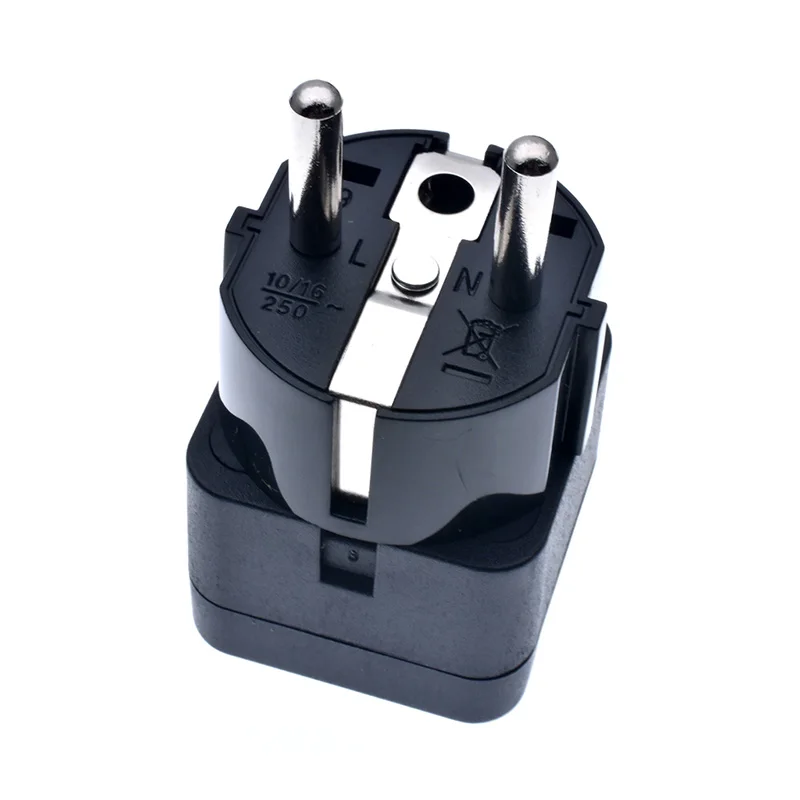 Universal Italy Switzerland India UK US AU to EU German Russia AC Power Socket Schuko Plug Travel Charger Adapter Converter