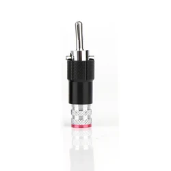 High - Performance Self - Locking Solderless Speaker Plug with Plated Finish - 16 pieces (The plating guy)
