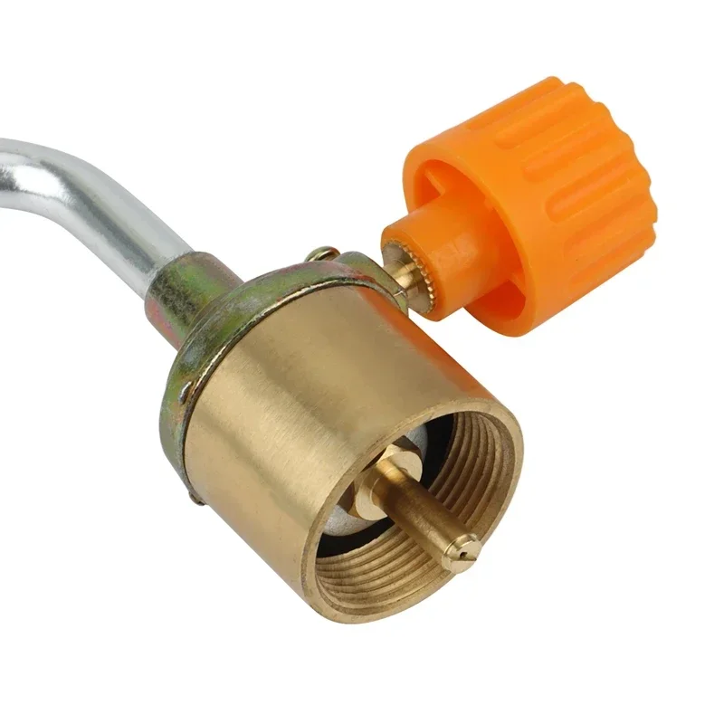Brass MAPP, Propane Gas Torch, Automatic Ignition Trigger, Heating Welding Burner, Suitable For Camping And Welding 6
