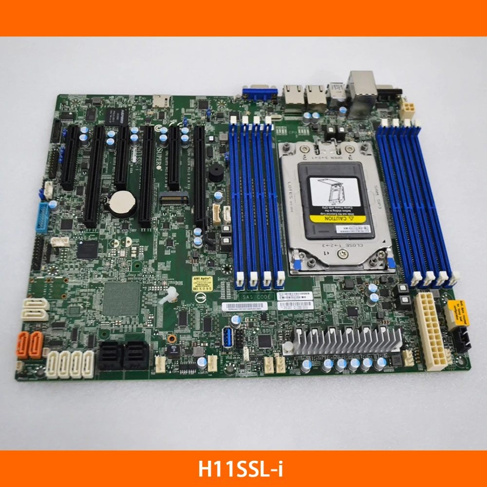

H11SSL-i For Supermicro Motherboard EPYC 7001/7002 Series Processor ECC DDR4 16 SATA3 Dual Gigabit Ethernet LAN Ports