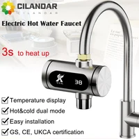 Nouveau Robinet Électrique Chauffant Instantané en Acier Inoxydable pour Cuisine 2026 – Chauffe-Eau pour Eau Chaude et Froide 1