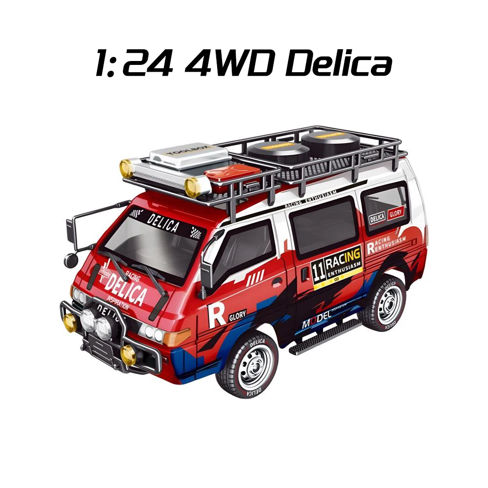 1/24 デリカ スターワゴン DELICA ラジコンカー LEDライト付 1/24 デリカ スターワゴン DELICA ラジコンカー LEDライト付