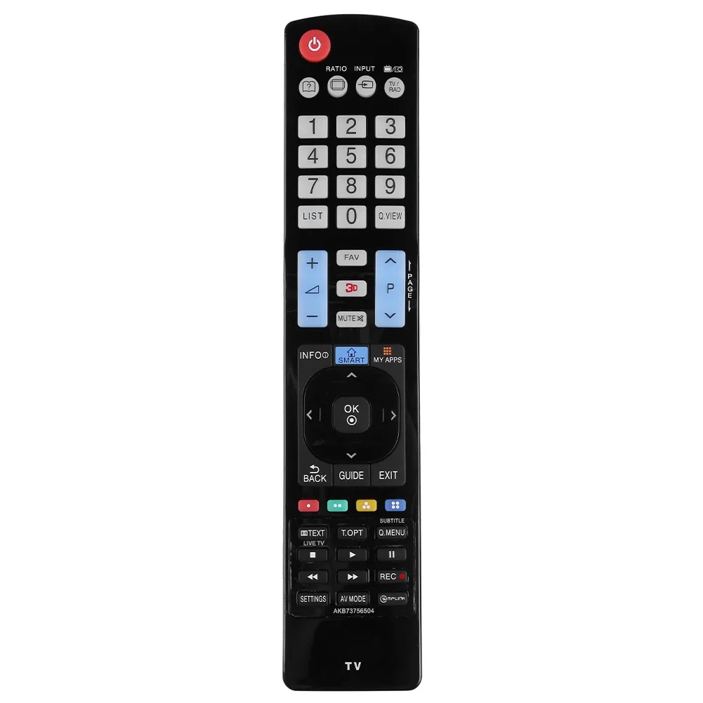 범용 플라스틱 LCD TV 리모컨 교체품, LG AKB73756504 AKB73756510 AKB73756502 AKB73615303 AKB73275618 60LA620S