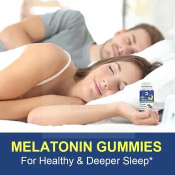 B BEWORTHS Blueberry Melatonin 10mg Gummies Sleeping Creative for Sleep Sleeping Pills Melatonin for Sleep Relaxing For Adult 3