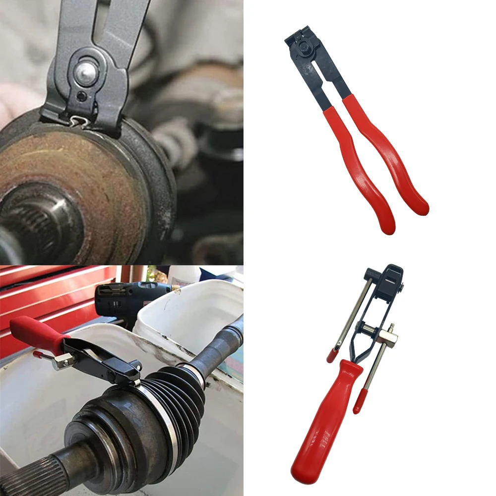 Joint Boot Pliers 31-41mm 70-127mm Adjustable CV Boot Clamp Clamp Pliers CV Axle Boot Tool For Most Car Auto ATV UTV Ear Type Extension Boot Crimp Clamps