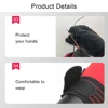 1 Pair Work Gloves Anti-Electricity Protective High Voltage Electrical Insulating Glove Soft Mittens Riding Black 6