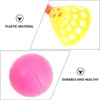2 Pairs Bouncing Ball Outdoor Play Game Toys Catapult Click Toss Catch Plastic with Child Childrens 5