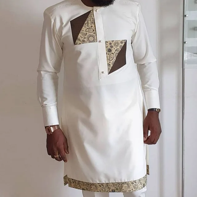 Dele Long Sleeve Dashiki Outfit - Image 4