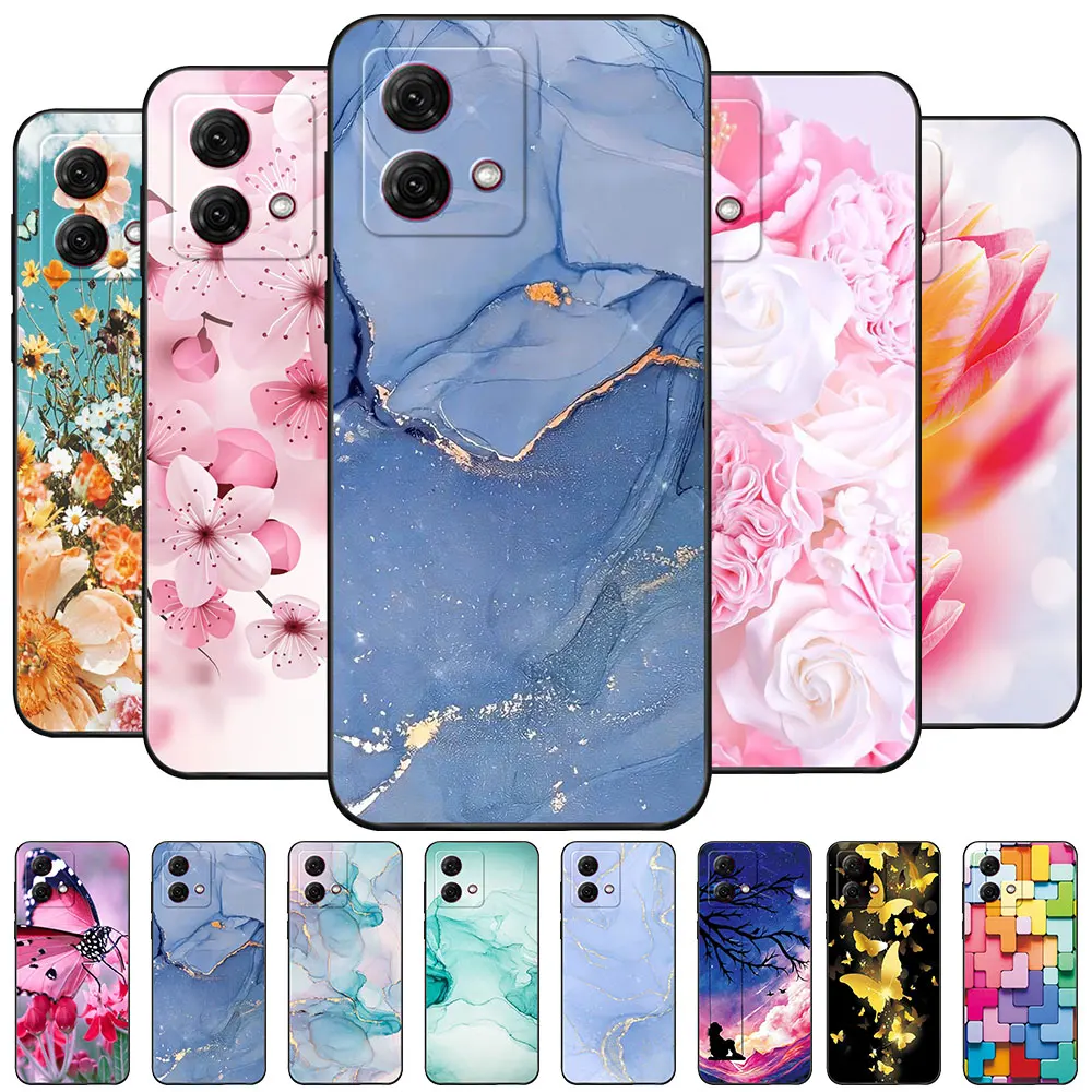 Custodia Per Motorola G84 5G Coque Tpu Soft Silicone Fashion Phone Funda Per Moto G84 Cute Bumper Per Moto G84 Cover Posteriore