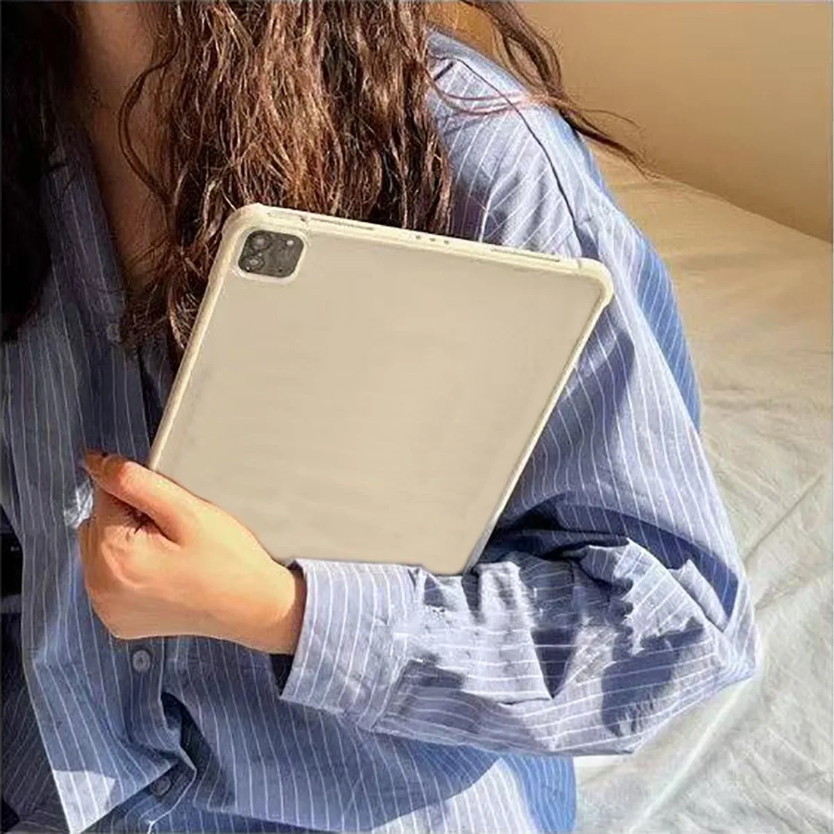 Frosted Hard PC+TPU Tablet Cover Case - Universal Fit