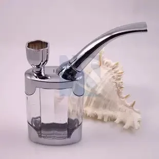 Portable Classic Water Smoking Pipe Reduce Tar Acrylic For 8mm Tabacco Washable Cigarette filter Holder Smoke Gift of Health smoking pipe filters