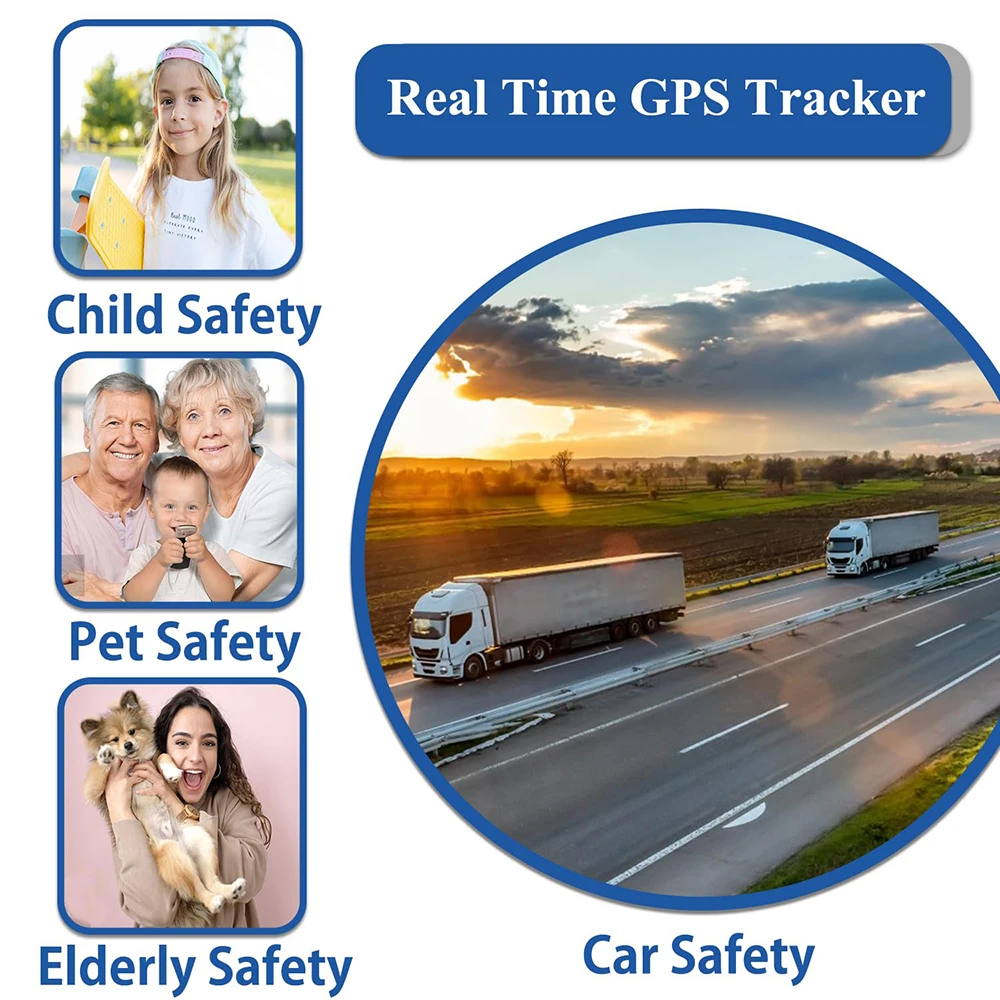 GPS Tracker for Vehicles  Portable GPS Tracking Device,Full Global Coverage Location Tracker for Car Kids Dogs - 6