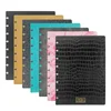 Fromthenon A5 Mushroom Hole Notebook Cover PP/PU Leather Disc-bound Loose Leaf Planner Shell Business Stationery Accessories 1